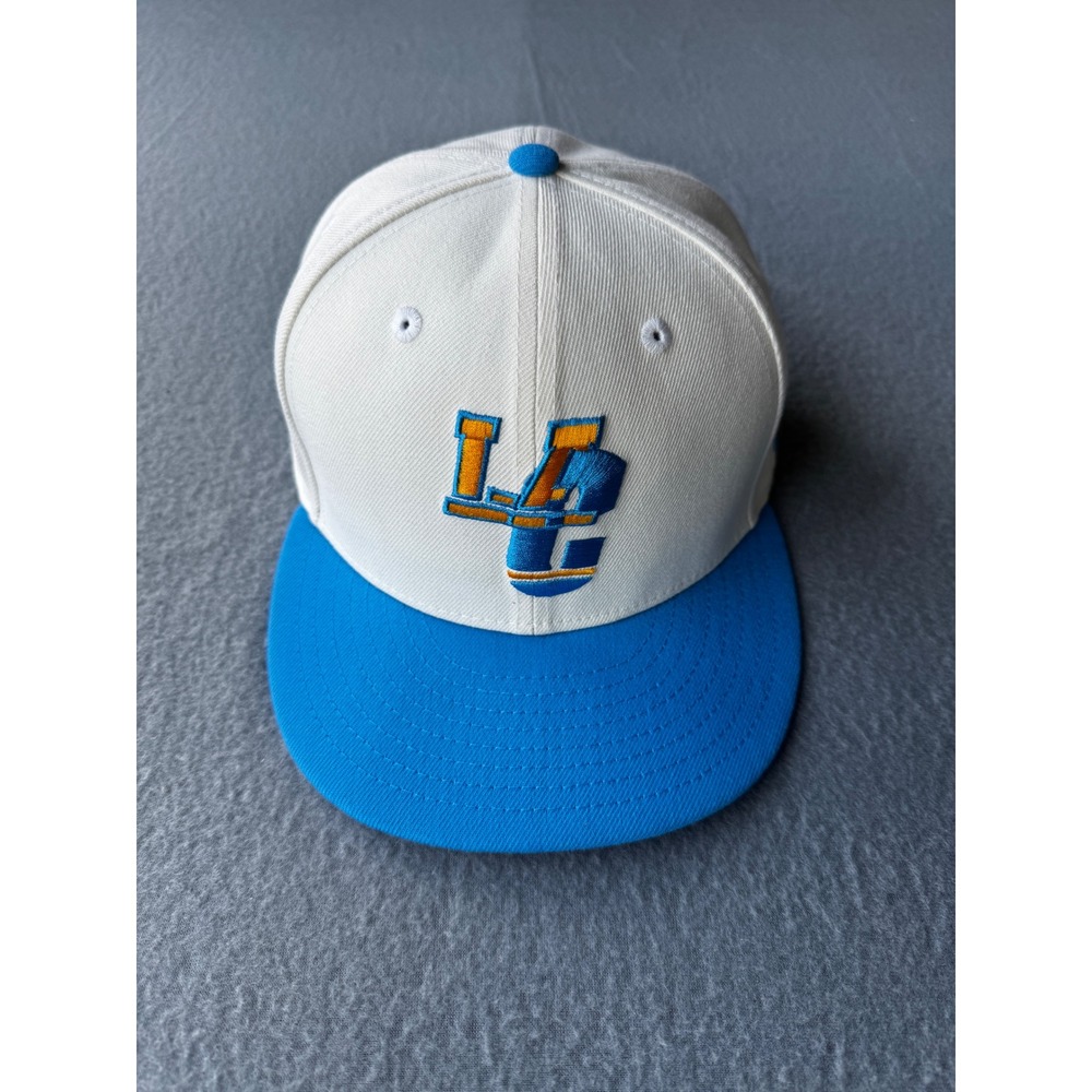 New Era 59FIFTY LA Chargers Pro Bowl Hawaii Fitted Hat White Blue Gold Cap